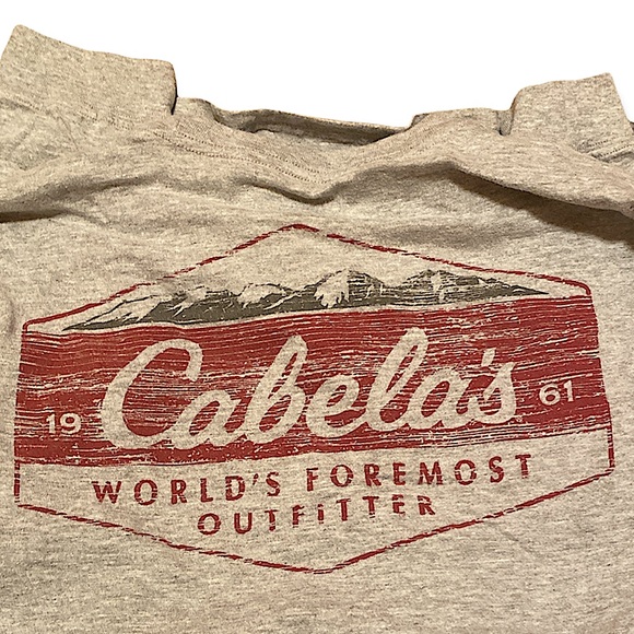 Cabela’s men’s light gray long sleeve shirt - Picture 5 of 5